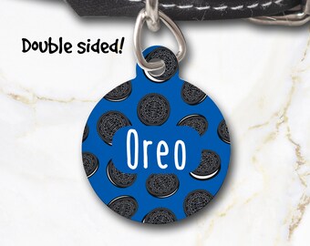 oreo dog tag