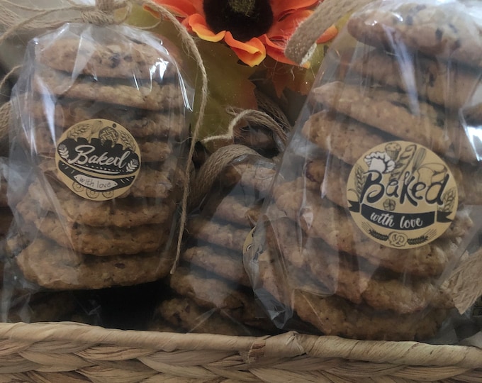 LARGE Oatmeal Craisin Cookies