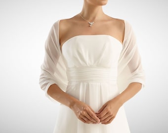 Beautiful Chiffon Scarf Wedding 