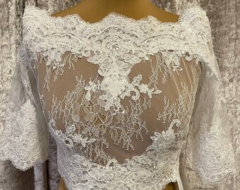 etsy lace bolero