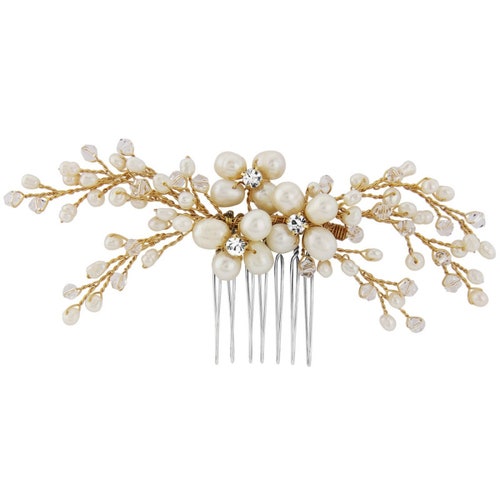 Shops Nita Freshwater Pearl Hair Comb