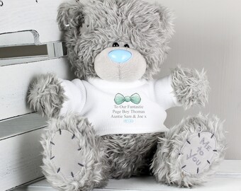 Personalised Me To You Bear for Pageboy and Usher, Personalised Gifts, Unique Text