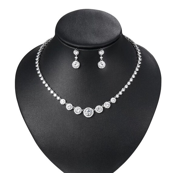 Crystal Dainty Diva Necklace Set 