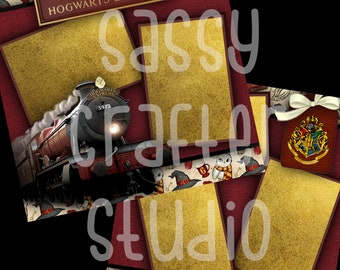 Universal Studios Scrapbook Pages - Premade Quick Pages - 12x12 Pages - Just Add Photos