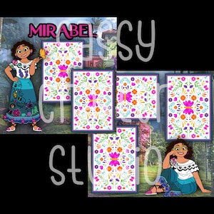 Strony do scrapbookingu Disneya - Mirabel - Gotowe strony - Karton 12x12 - Wystarczy dodać zdjęcia