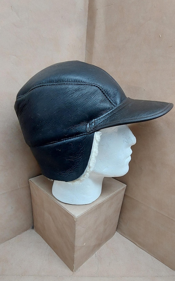 Sheepskin Flying Cap: WW2 B2 USAF Gunners Hat - Etsy