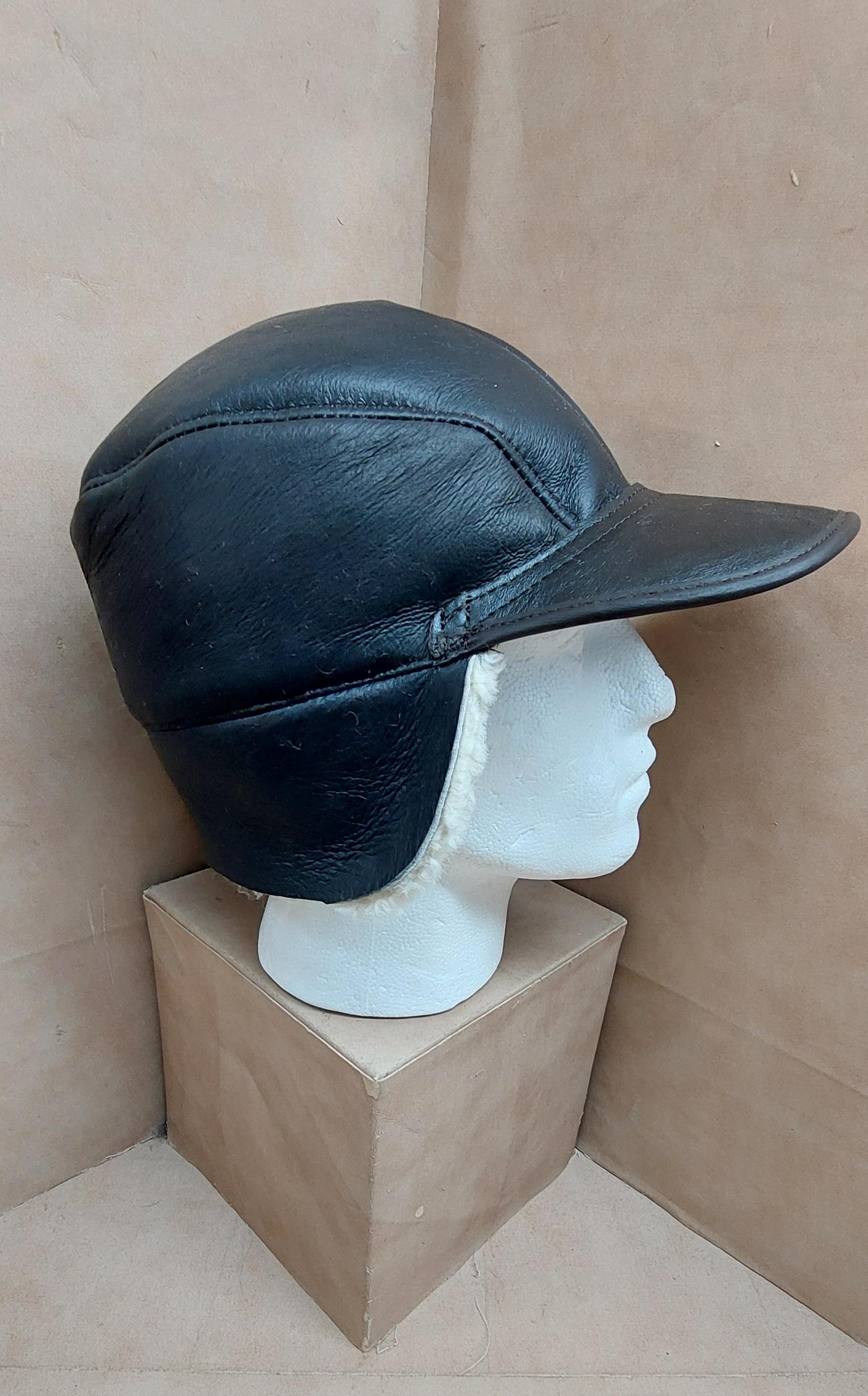 Sheepskin Flying Cap: WW2 B2 USAF Gunners Hat - Etsy