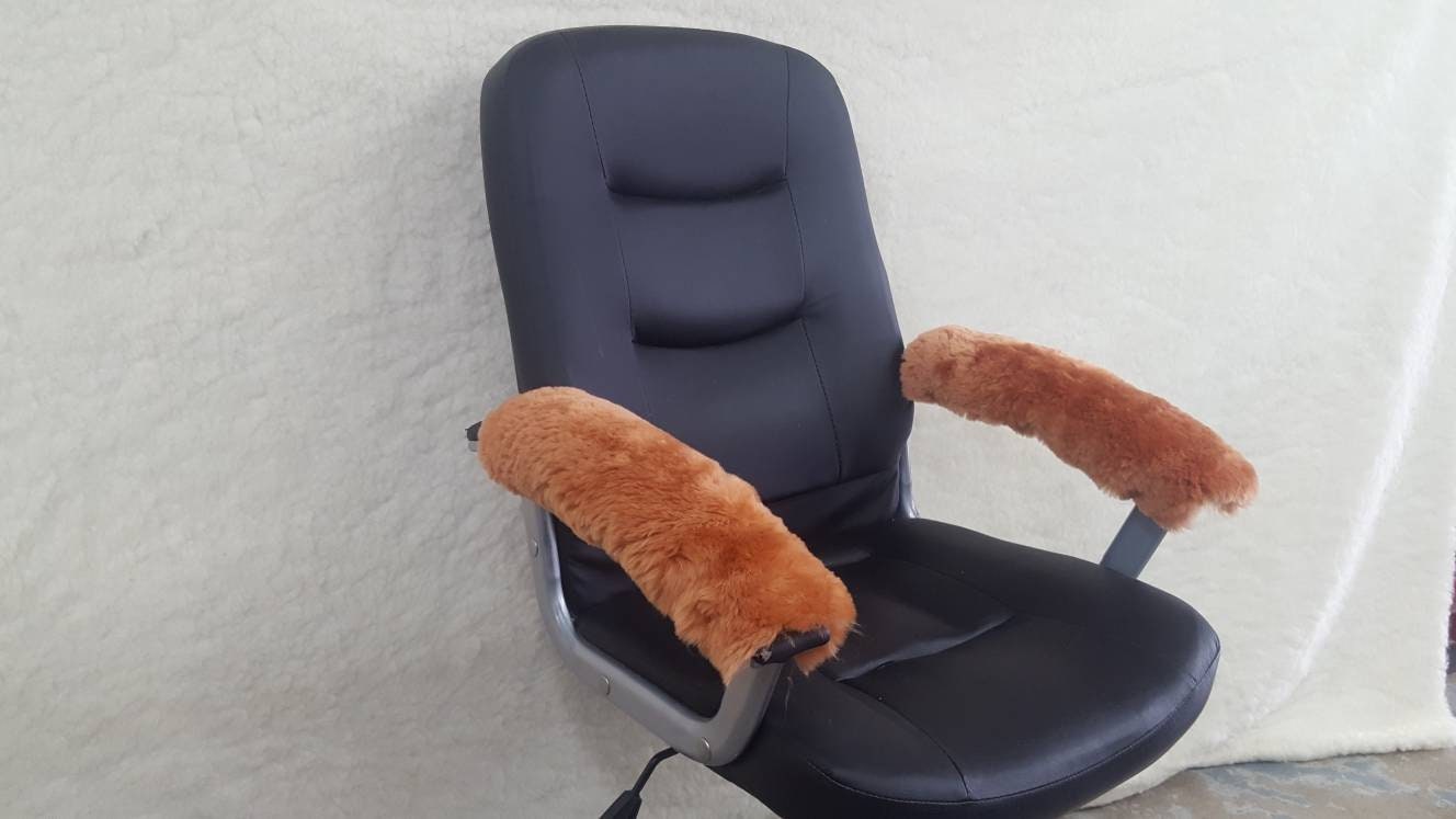 Chair Pads Sheepskin Covers Office Chair Seat Protector Sheepskin