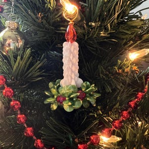 Handmade Beaded Christmas Ornament