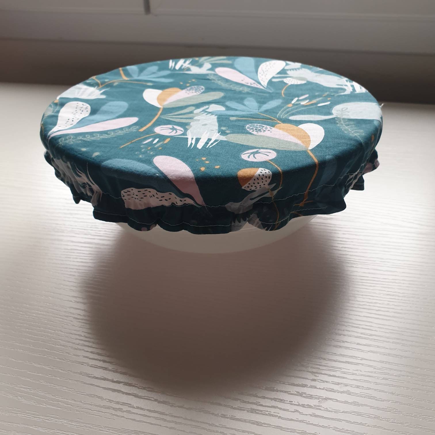 Charlotte à Saladier, Ronde, Bol, Tarte , Cake - Couvercle Écologique Coton Souple Zéro Déchet