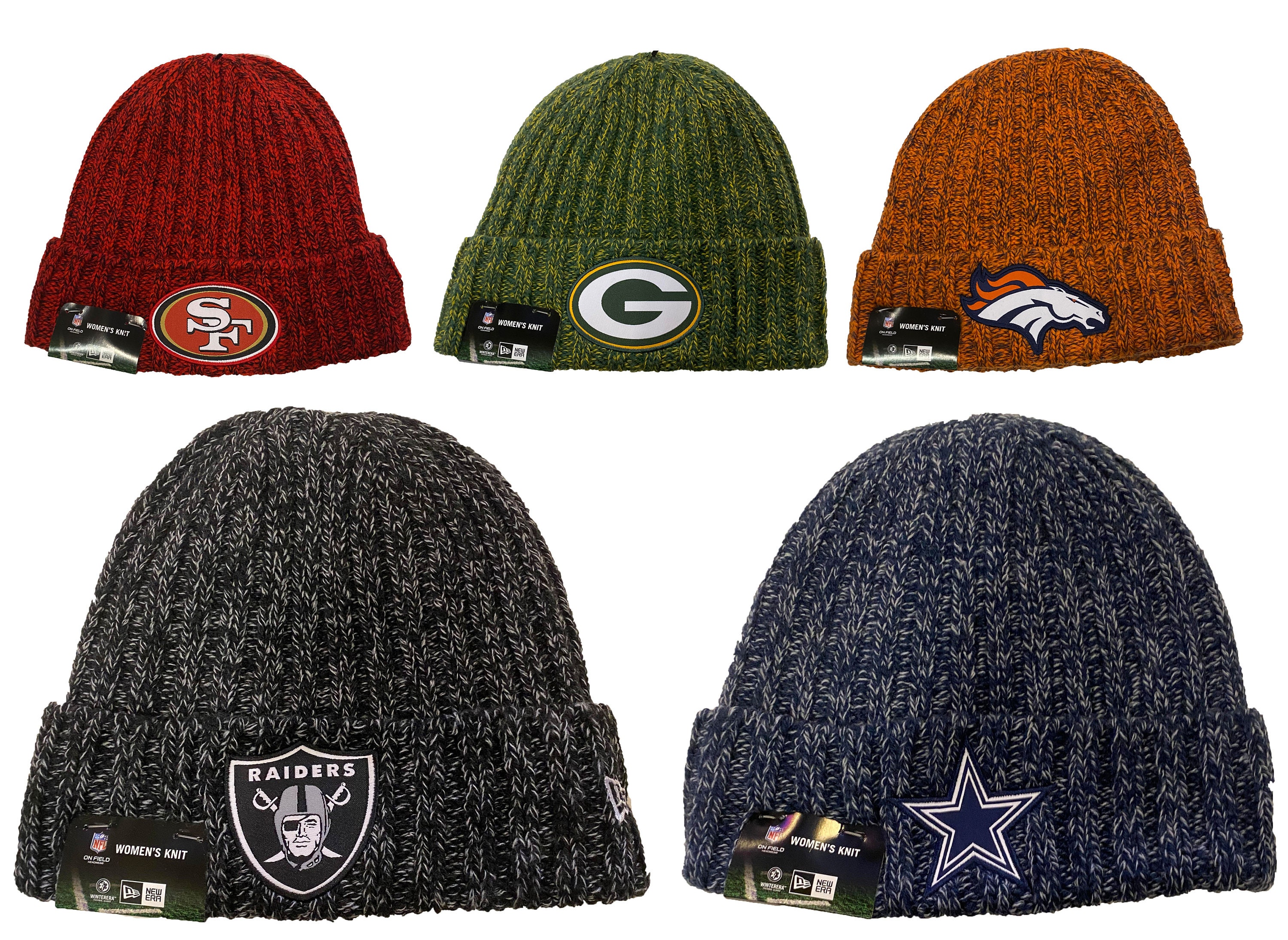 New Era Basic Team Beanie - Oakland Raiders/Charcoal/Grey - New Star