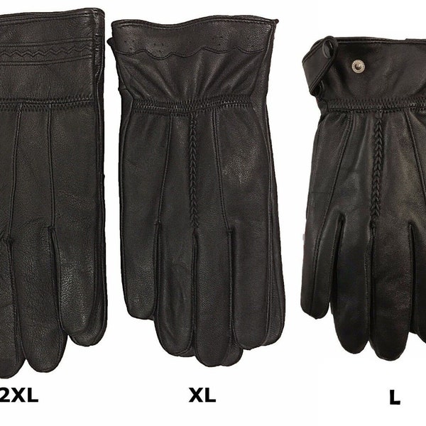 Genuine Leather Driving Thinsulate Insulation Comfort Winter Men Women Gloves