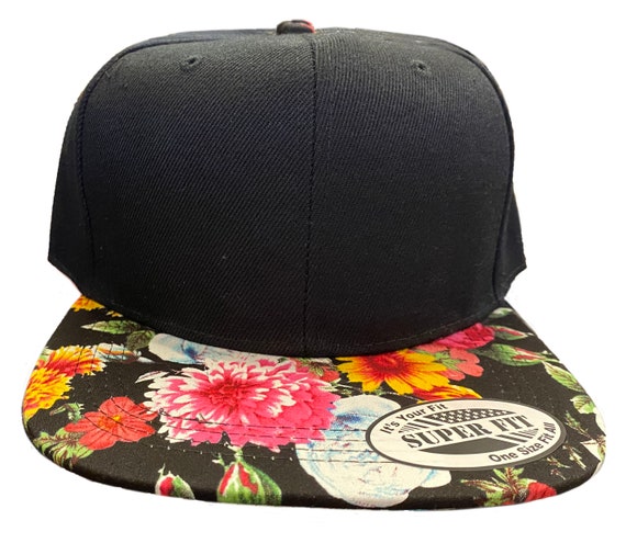 FLAT BILL SNAPBACK Vintage Flower 