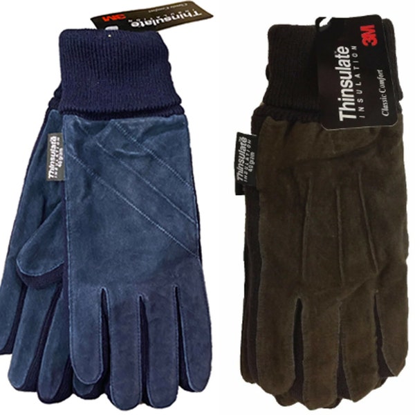 3 M Jaclyn Smith Leather Driving Thinsulate Insulation Comfort Suede Women Youth Gloves