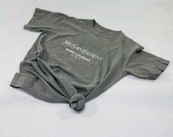 grey ysl t shirt