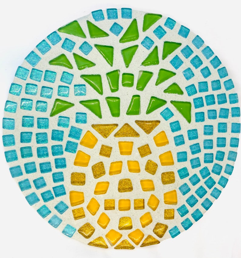 Easy Mosaic Kits Adults Trivet for Hot Dishes Pineapple Etsy