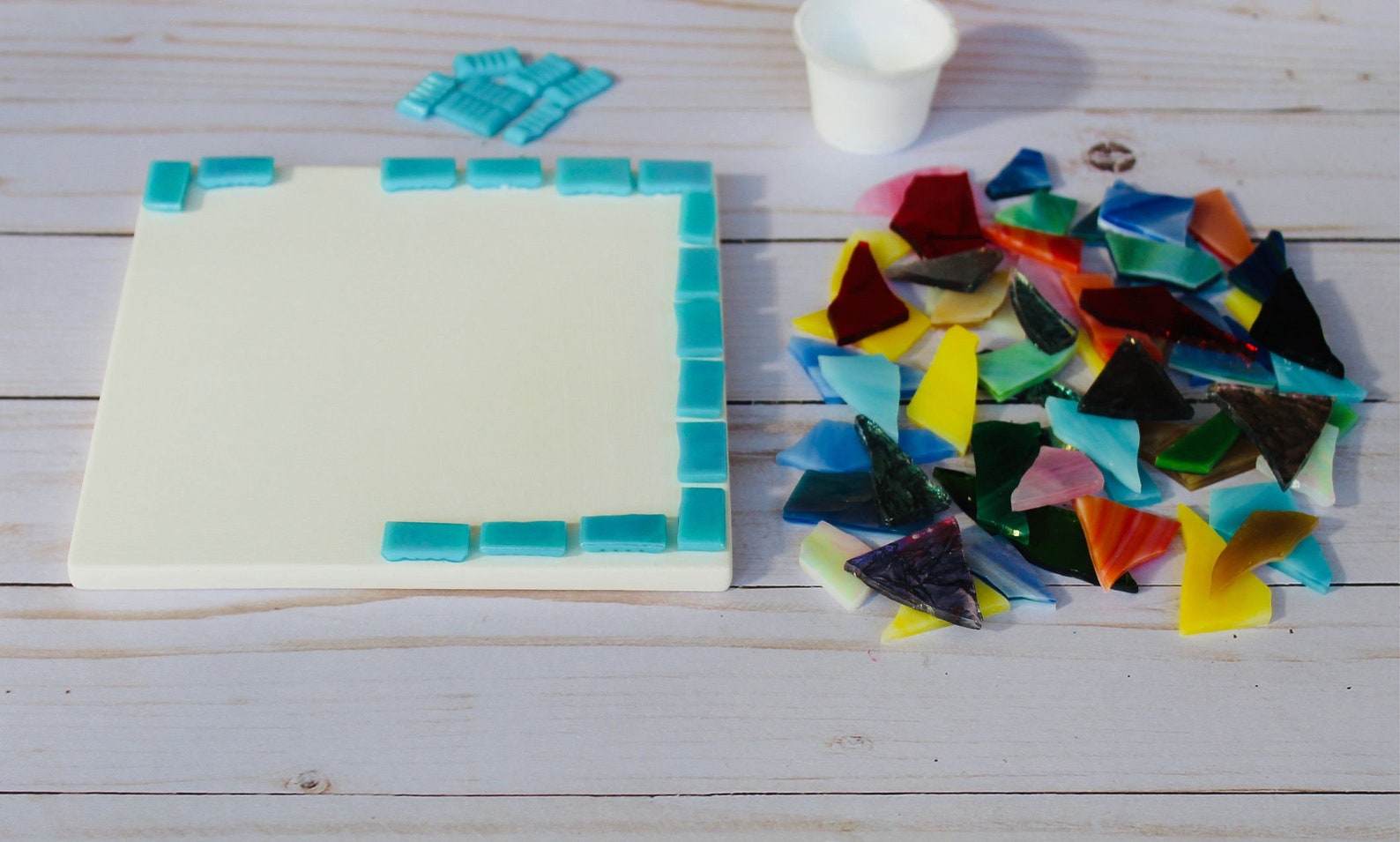 Craft Kits For Adults Mosaic Kit Mosaic Tile Kits Glass Etsy