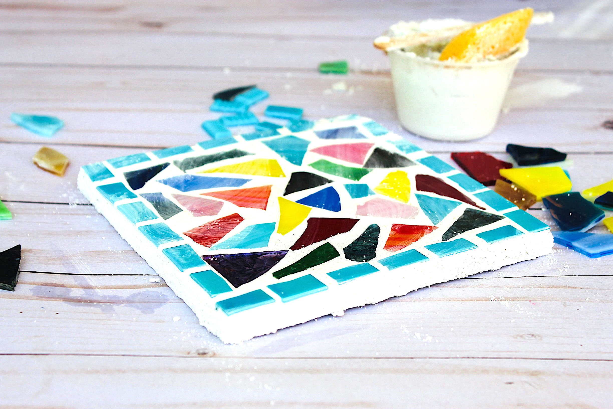 Craft Kits For Adults Mosaic Kit Mosaic Tile Kits Glass Etsy