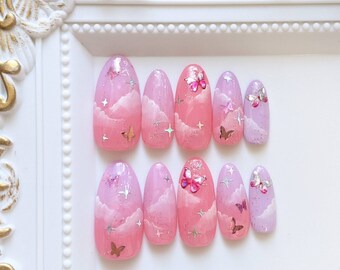 Rosa Marmor Nagel Etsy