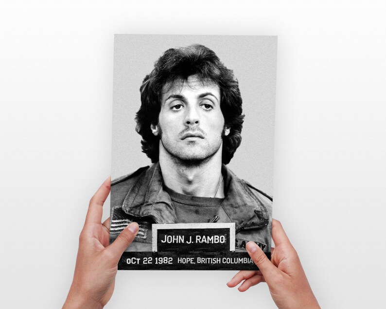 john rambo mugshot