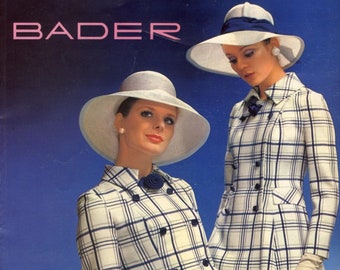 Russischer Modekatalog - Bader Katalog Sommer 1969 Fruhjahr Mode. Russischer Modekatalog 1960er Jahre.