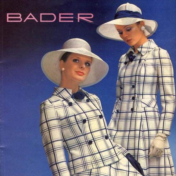 Russischer Modekatalog - Bader Katalog Sommer 1969 Fruhjahr Mode. Russischer Modekatalog 1960er Jahre.