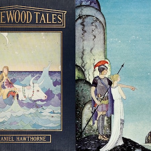 Tanglewood Tales for Boys & Girls, 1921 edition, Illustrated. Greek myths - golden fleece, Minotaur, pygmies, dragon&#39;s teeth, PDF Format.