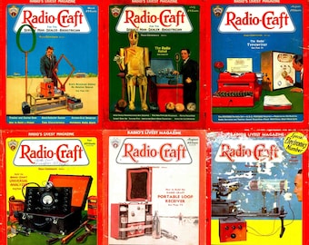 Vintage Radio-Craft Magazine Collection 1929-1946 (Digital Download)