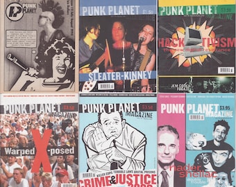 Punk Planet Magazines – 74 Ausgaben 80er- und 90er-Magazin – Punkrock, Punkmusik, Punkmode