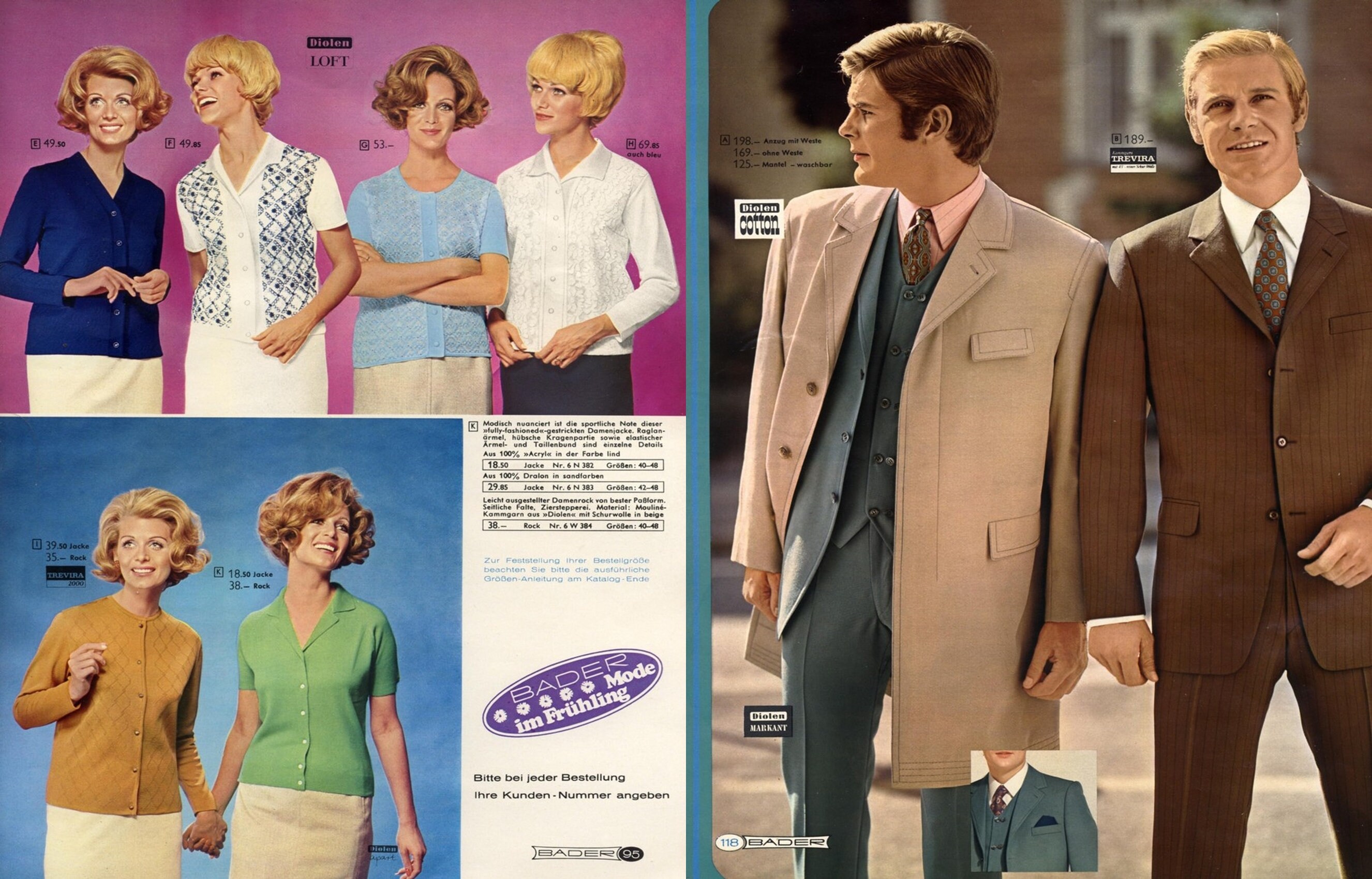 Russian Fashion Catalogue Bader Katalog Summer 1969 Fruhjahr Mode