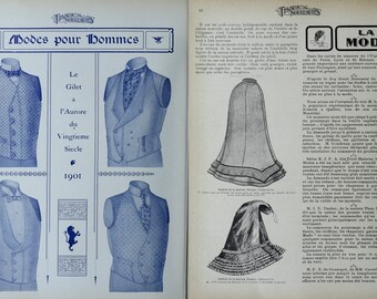 Revistas de moda francesas vintage 1900-1905: 71 números (PDF