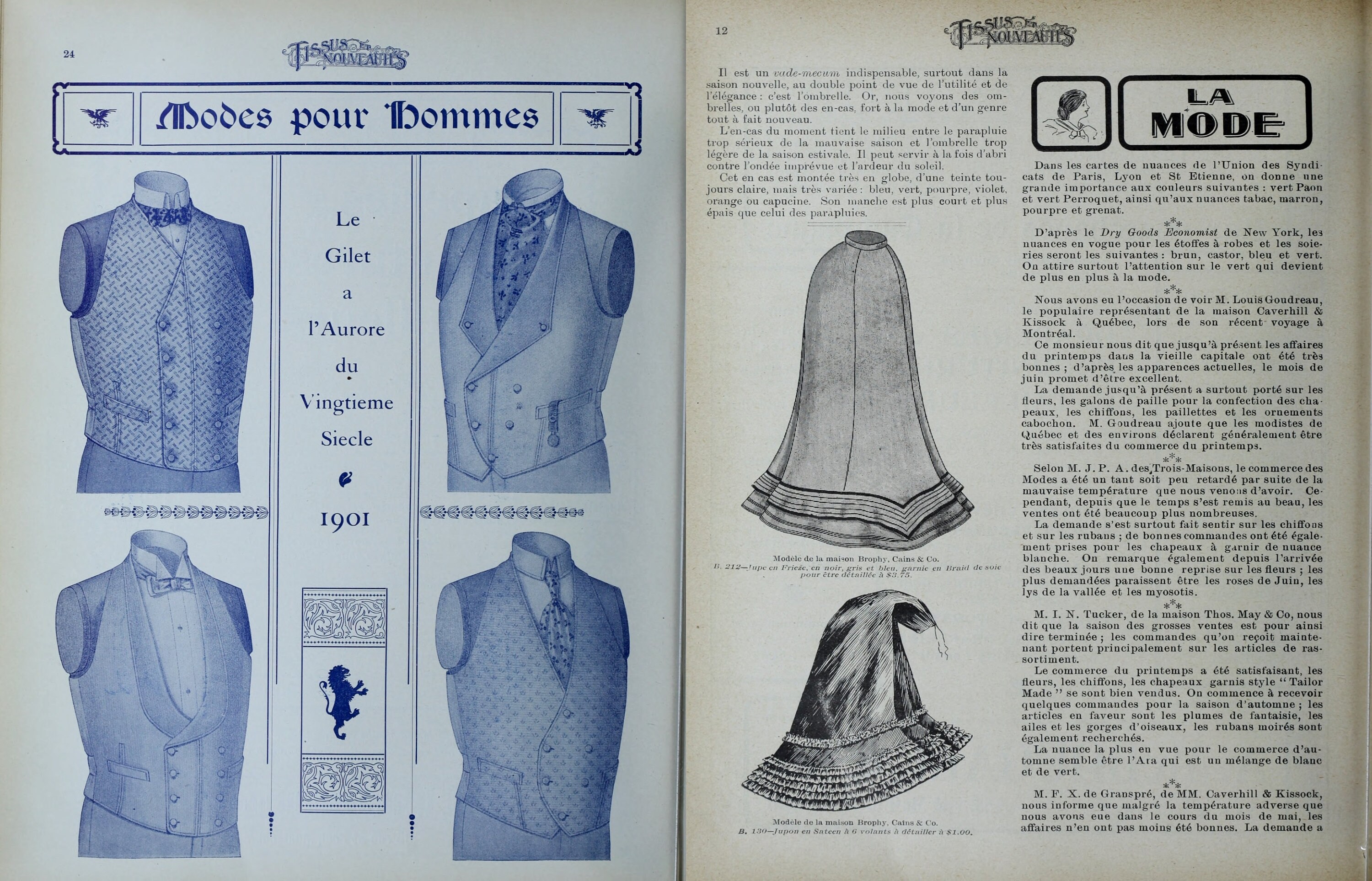 Revistas de moda francesas vintage 1900-1905: 71 números (PDF