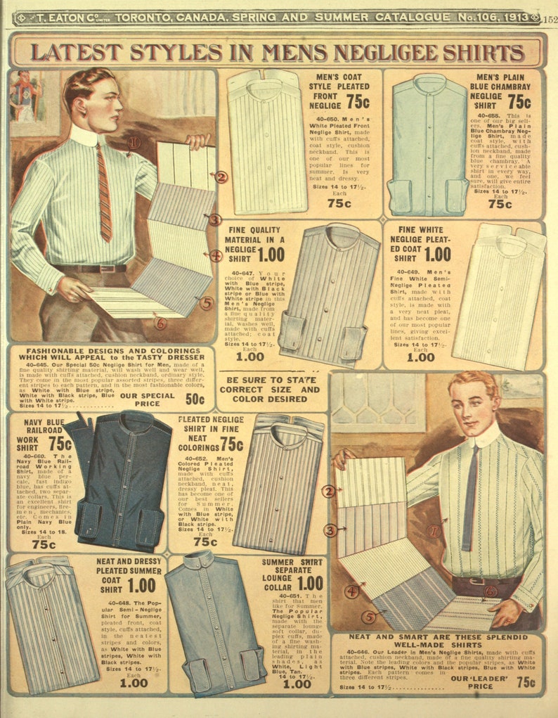 Eaton's Vintage Fashion Catalogues. Canadian 1900s - Etsy