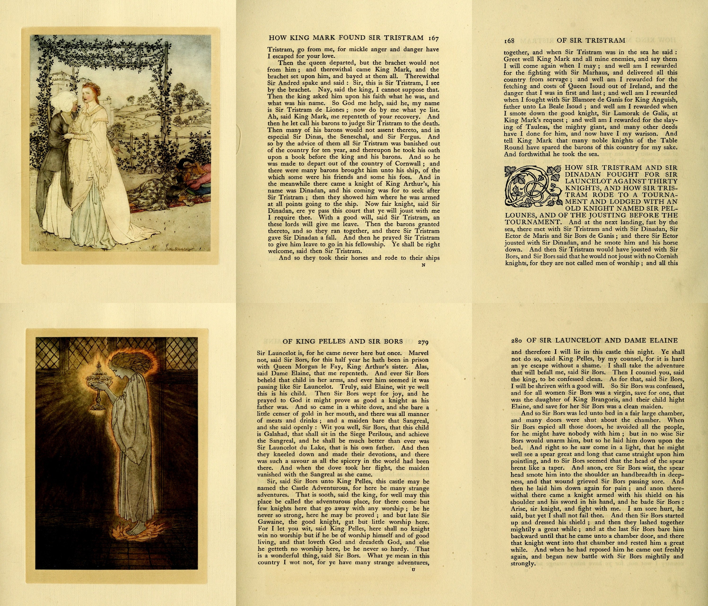 The Romance of King Arthur, 1917. Sir Lancelot, Sir Gareth, Sir