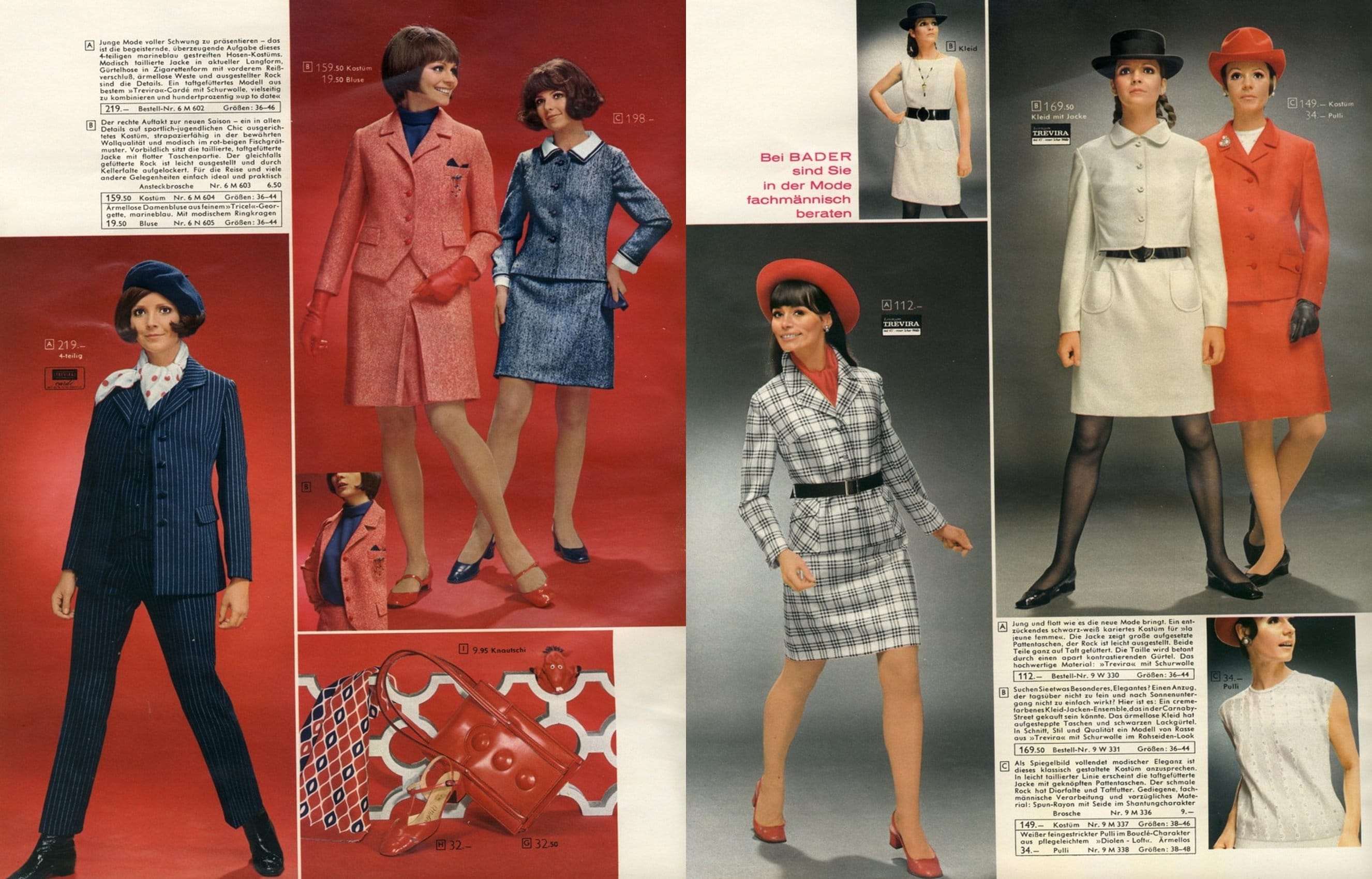 Russian Fashion Catalogue Bader Katalog Summer 1969 Fruhjahr Mode