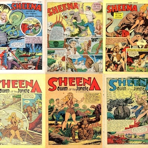 Sheena Queen of the Jungle comic Collection. Over 2000 pages of Sheena comic stories from Jumbo comics. PDFS.
