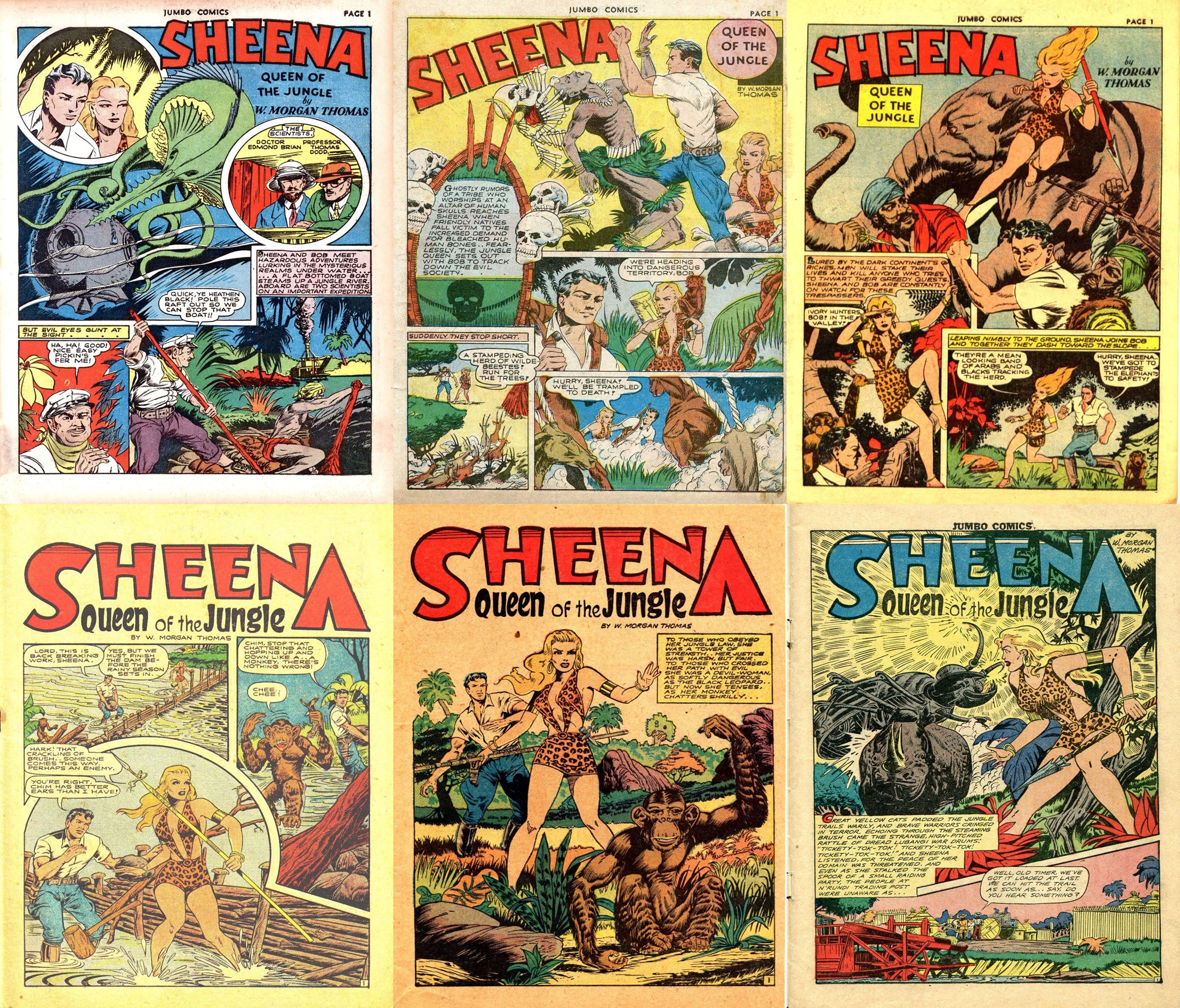 Sheena Queen of the Jungle Comic Collection. Over 2000 Pages of Sheena