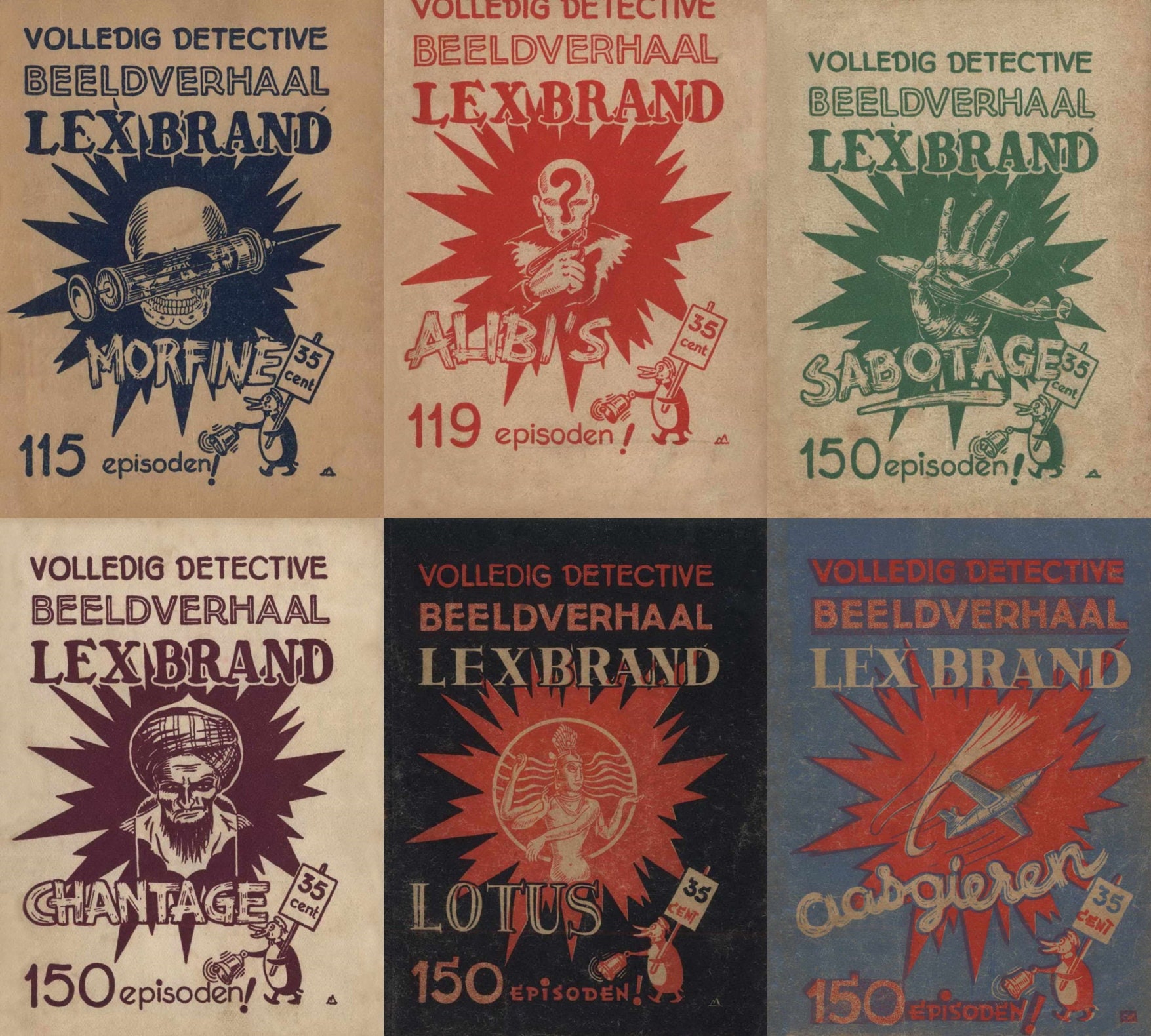 Het pad Beginner lijn 1940s Nederlandstalige Boeken Lex Brand Private Detective Uit - Etsy