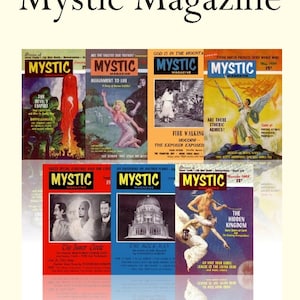 1953 /54 Mystic Magazines issues 1 to 7 pdfs Paranormal, Occult, UFOs, Flying Saucers