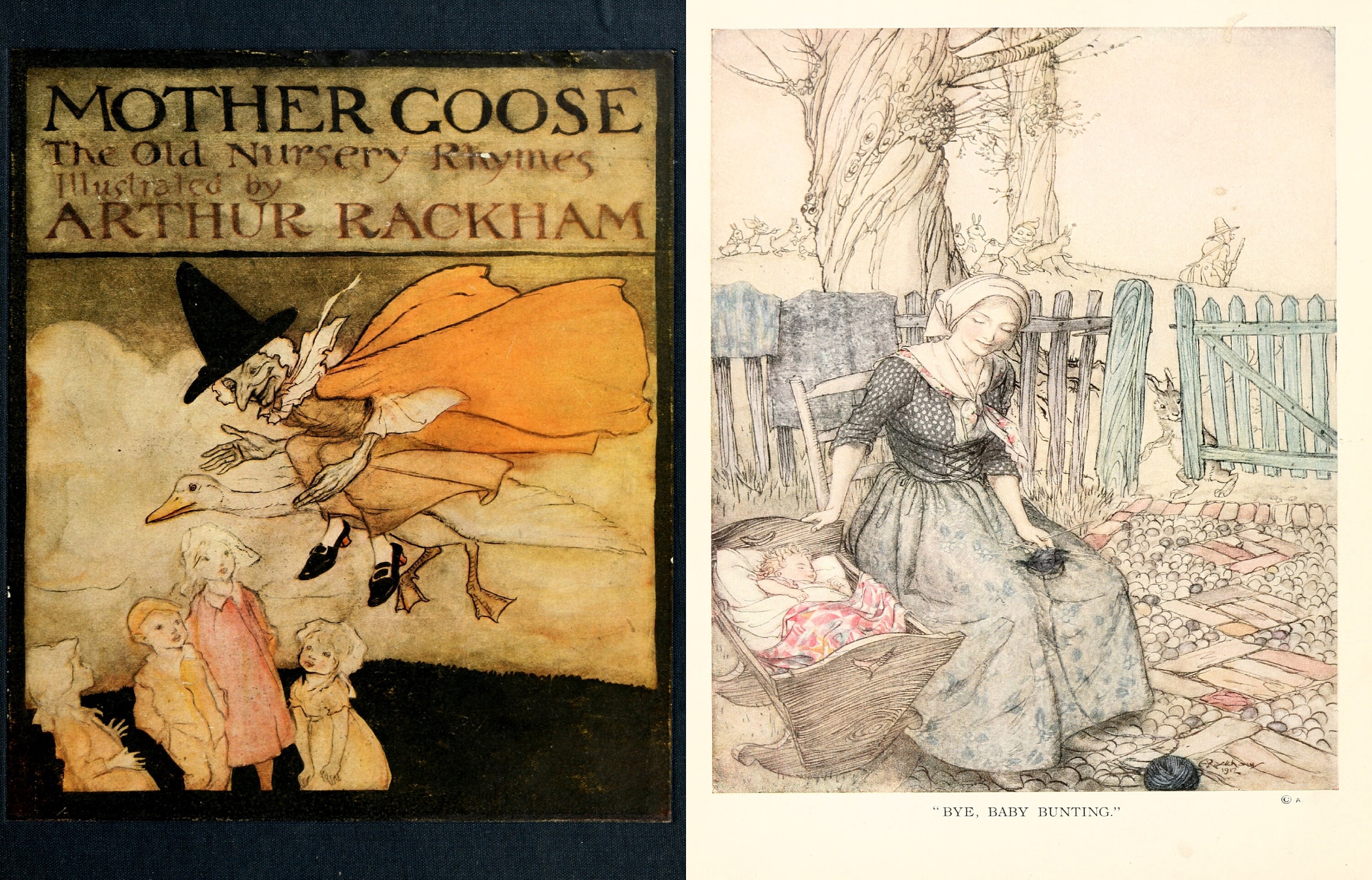 Mother Goose the Old Nursery Rhymes Illustrated by Arthur Rackham