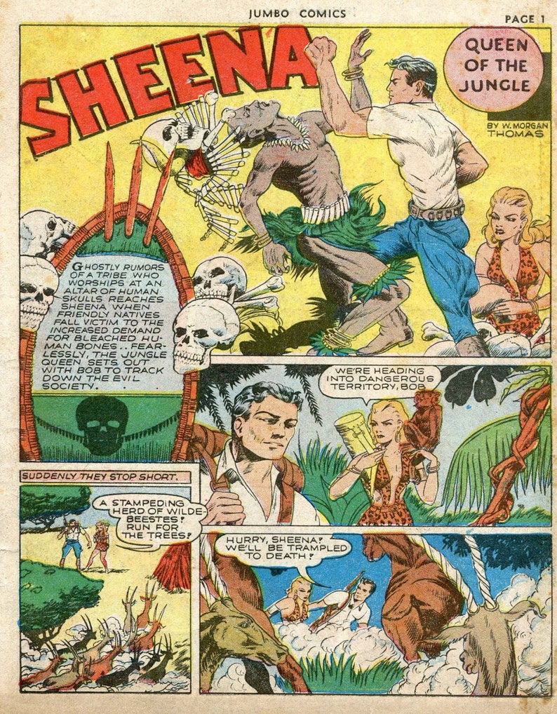 Sheena Queen of the Jungle Comic Collection. Over 2000 Pages of Sheena