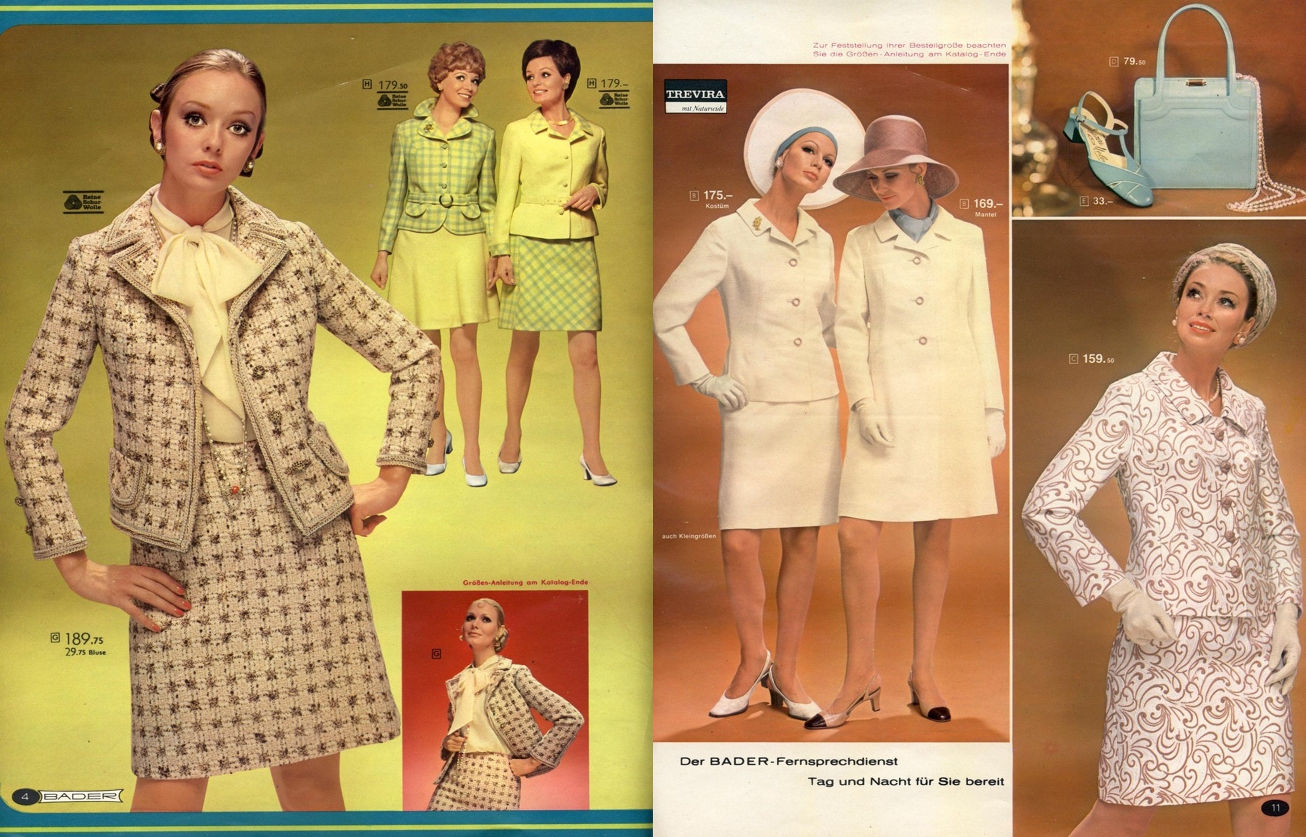 Russian Fashion Catalogue Bader Katalog Summer 1969 Fruhjahr Mode