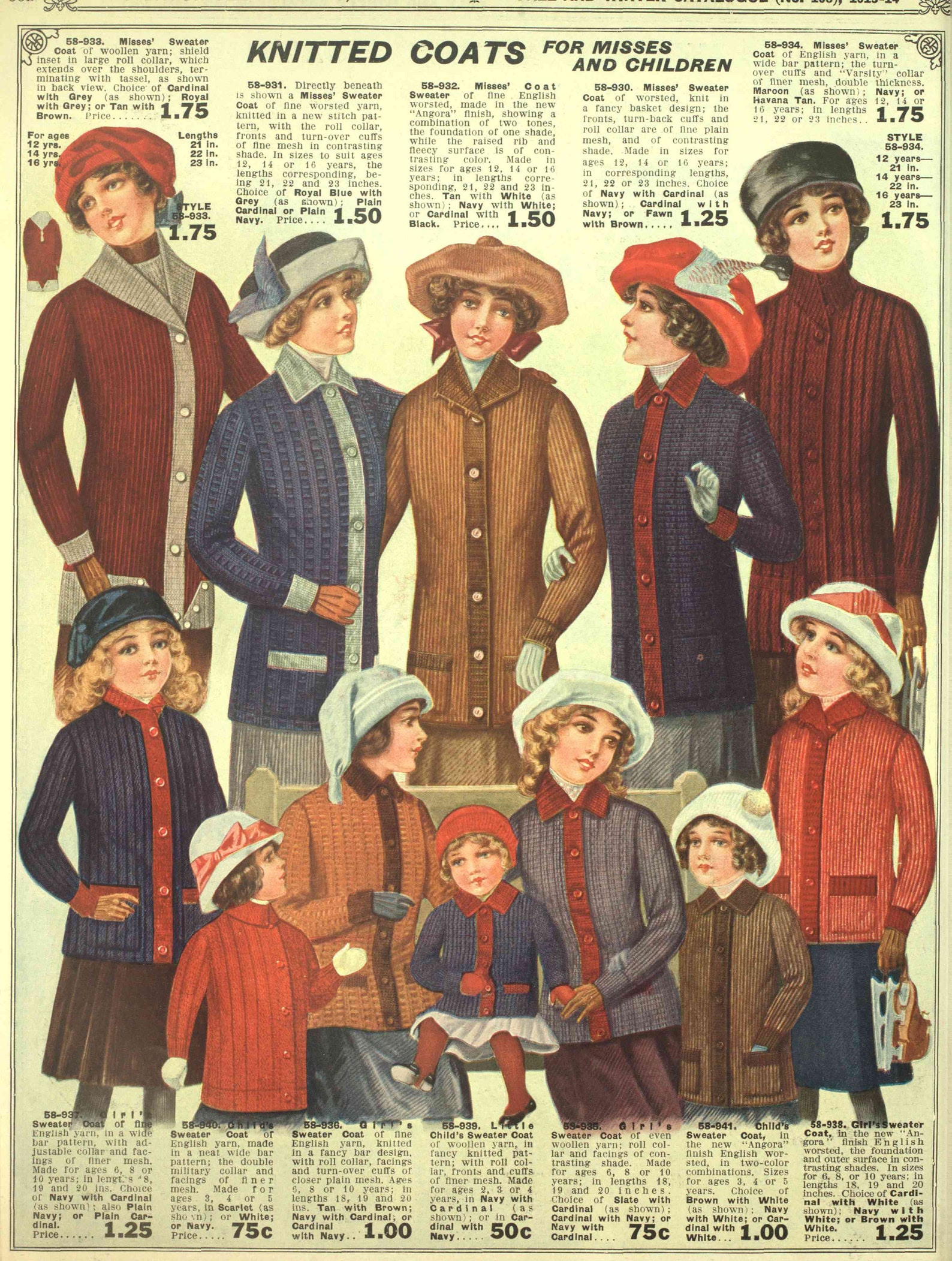 Eaton's Vintage Fashion Catalogues. Canadian 1900s Clothing Catalog ...