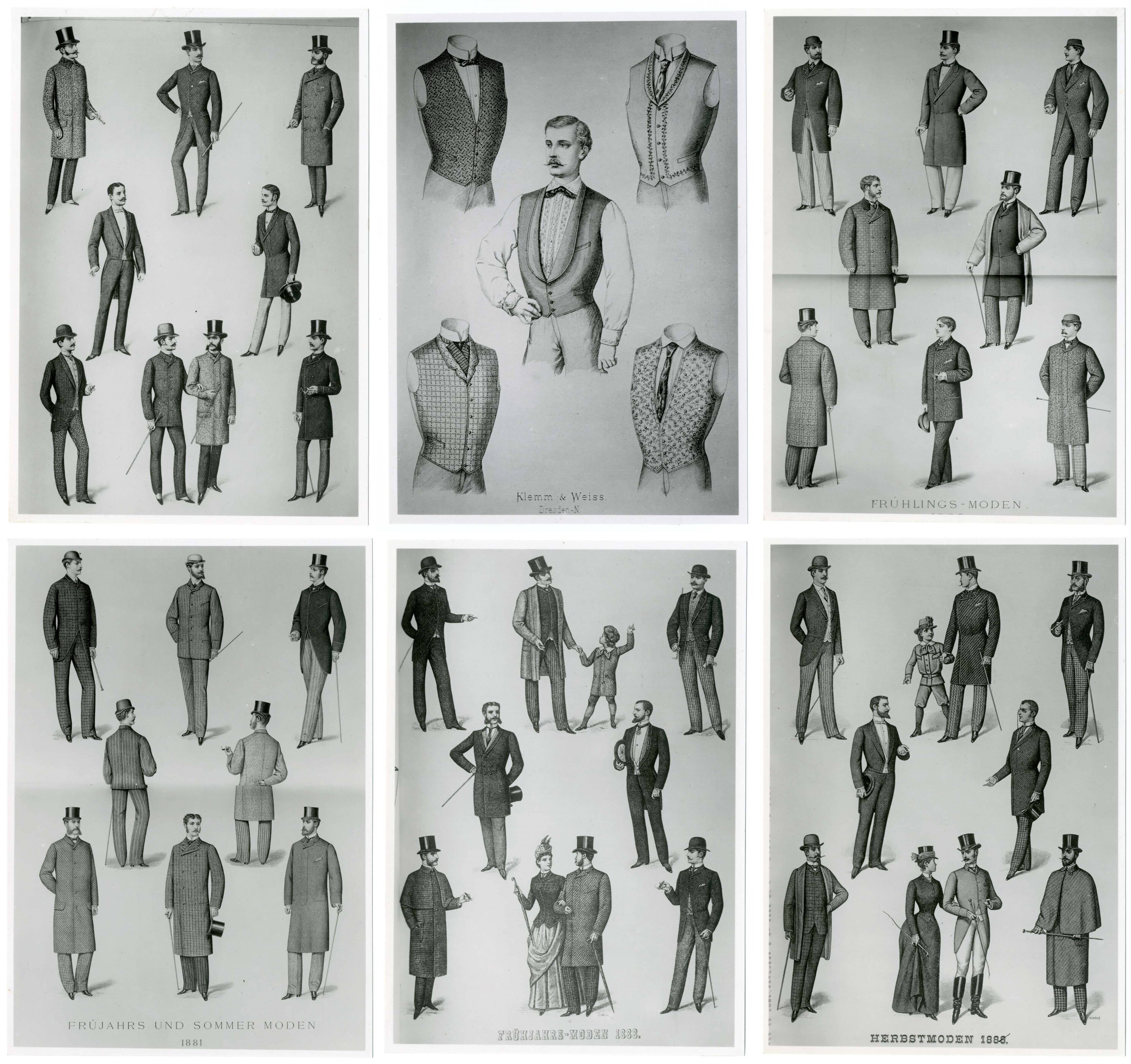 Vintage Mens Fashion Gallery: 1790-1900 European Costume Images (jpgs ...