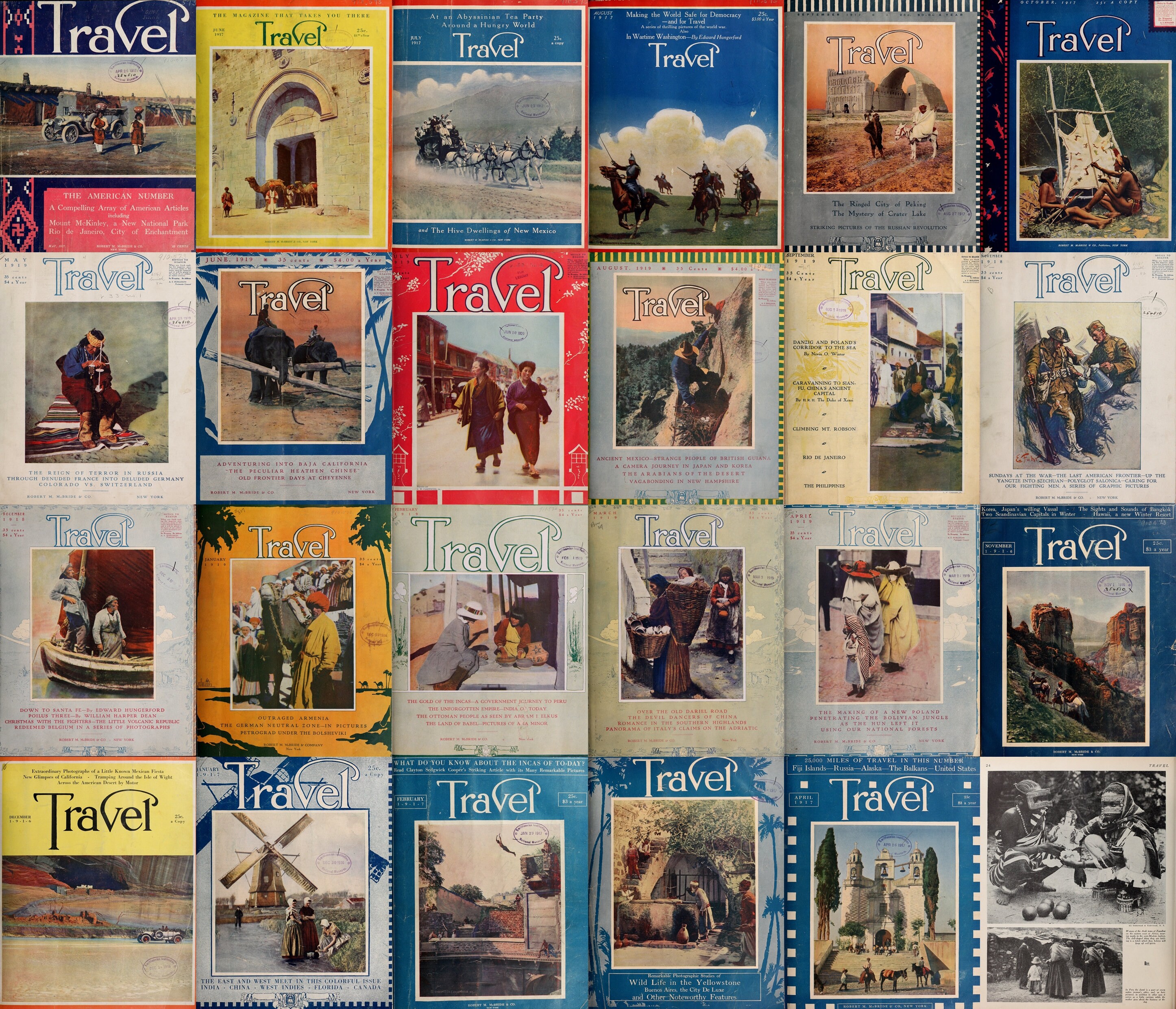 Vintage Travel Magazine 1916-1919: 23 Issues (PDF) - Etsy