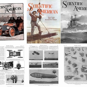 Scientific American Magazine Vintage Collection. 1845 to 1909. 101 issues PDF