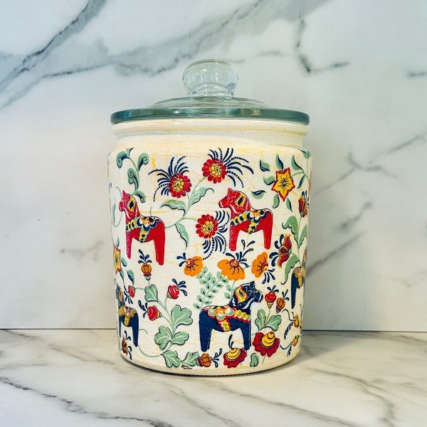 Scandinavian Cookie Jar - Etsy