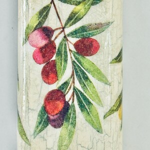 Dispensador de aceite de oliva/vinagre italiano, aceitera, decantador de aceite de oliva mediterráneo, griego, 16 onzas, 11" de alto x 2" de ancho imagen 7