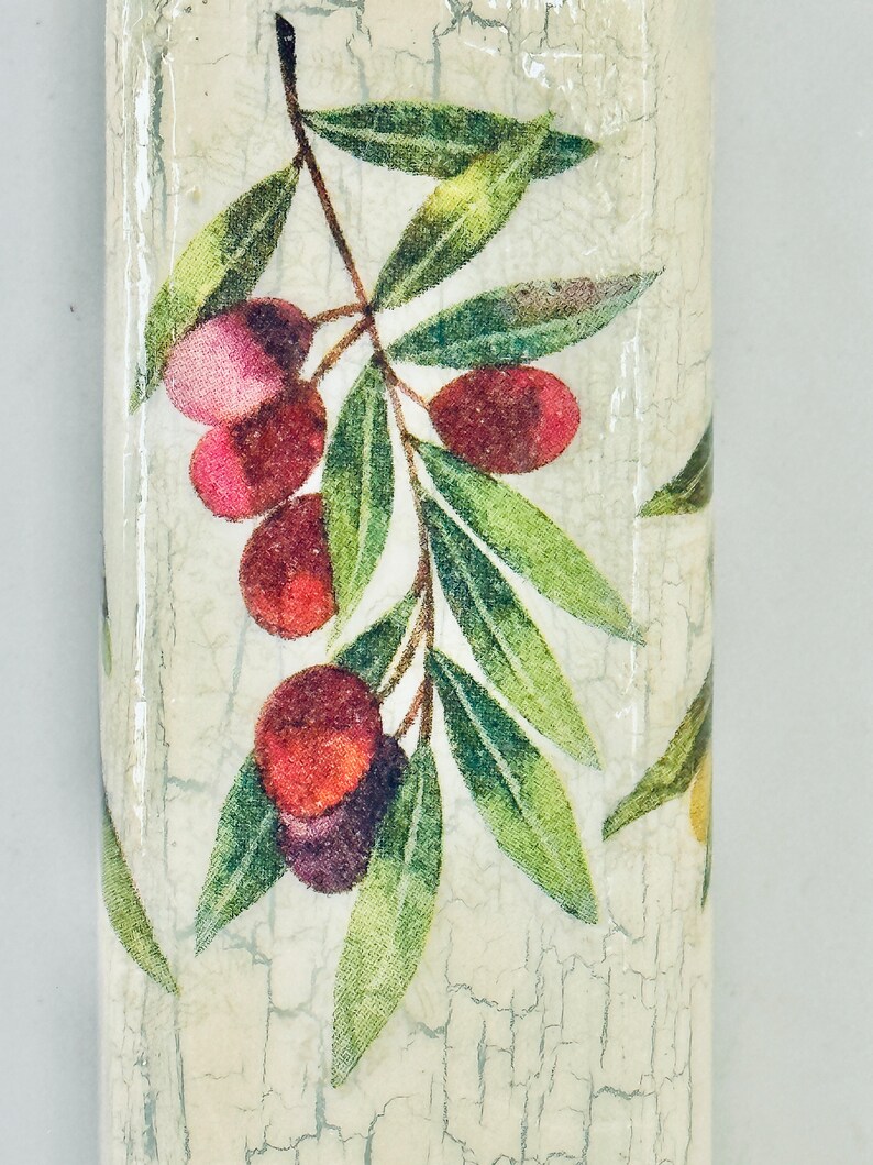 Dispensador de aceite de oliva/vinagre italiano, aceitera, decantador de aceite de oliva mediterráneo, griego, 16 onzas, 11" de alto x 2" de ancho imagen 7
