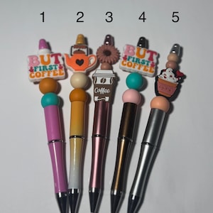 Coffee Lovers Beaded Pens